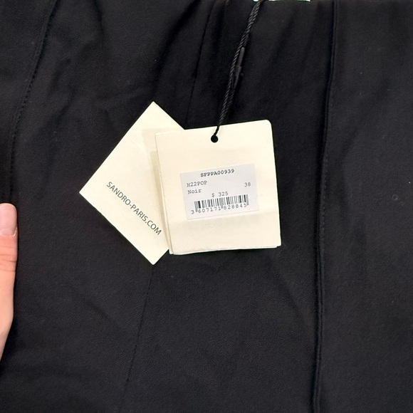 Sandro black pants size 6 - Picture 4 of 5
